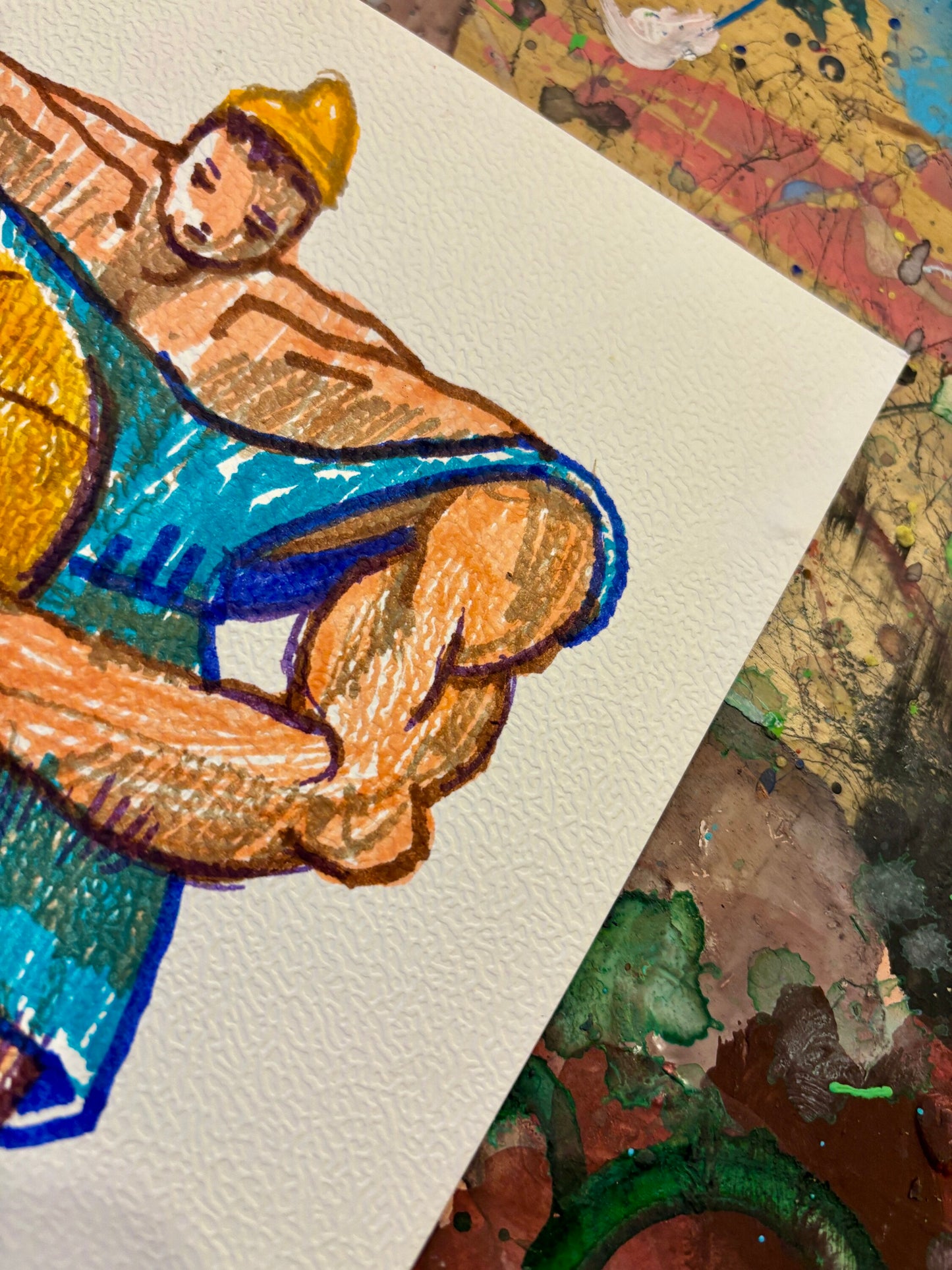 Dettaglio dello sketch Basket Juice di Max Petrone